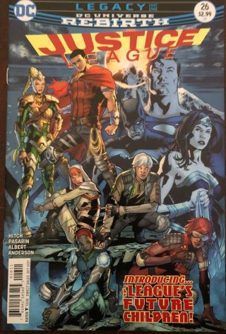 Justice League Issue 26 - 1st Appearance Justice League Kids,  Back Issue