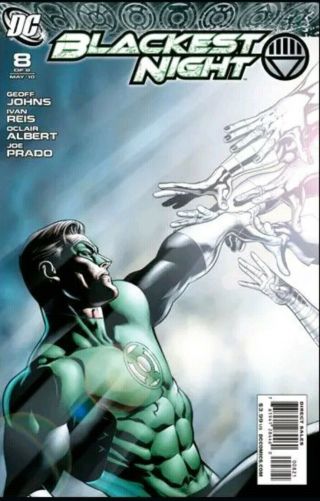 Blackest Night 8 1:25 Doug Mahnke Variant1st Print Dc Green Lantern Hal Jordan