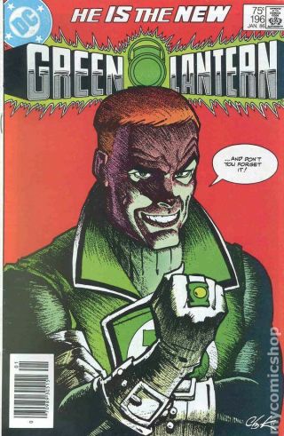 Green Lantern (1st Series Dc) 196 1986 Vf Stock Image