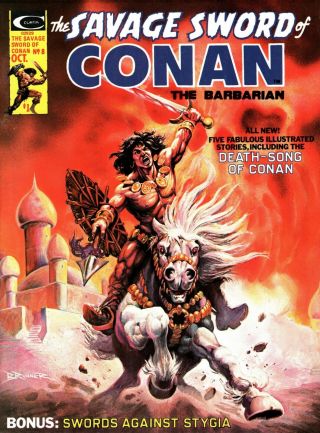 The Savage Sword Of Conan 8 (1974 Marvel Series) Very Fine Or Better