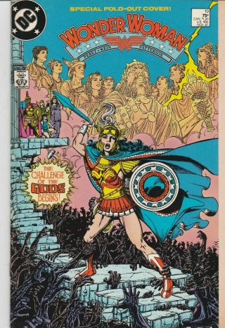 Wonder Woman Volume 2 10 Very Fine 8.  5 1987 George Perez