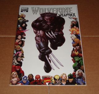 2009 Wolverine Weapon X 4 David Finch 1:10 70th Anniversary Variant Edition