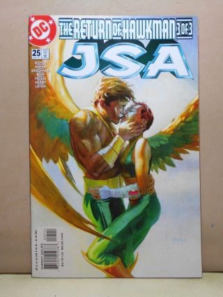 Jsa 25 Of 87 1999 - 06 Dc Comics 9.  0 Vf/nm Uncertified Hawkman Rejoins The Jsa