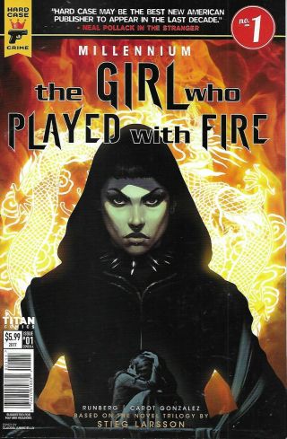 The Girl Who Played With Fire Comic Issue 1 Millenium Modern Age First Print