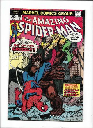 Spider - Man 139 [1974 Vg,  ] " Day Of The Grizzly "