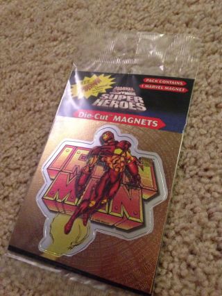 Collectible Marvel Die - Cut Magnet Iron Man (factory,  1996)