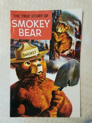 Vintage Comic The True Story Of Smokey The Bear 1969 Western Publishing Company
