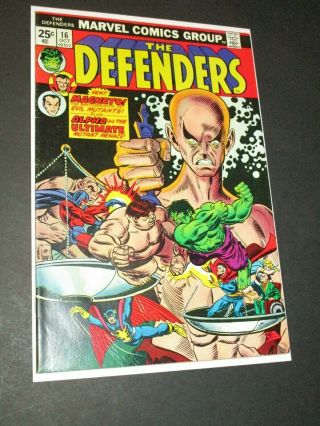The Defenders 1975 Marvel Comic Book 16 Magneto & The Evil Mutants