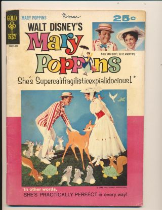 Mary Poppins - Movie Comics Vg Cond.  Name On First Page
