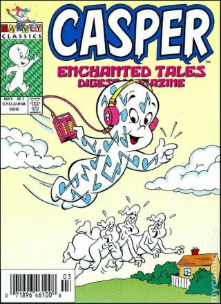 Casper Enchanted Tales Digest 3 1992 Fn Stock Image
