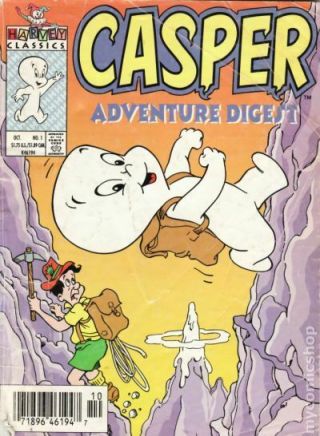 Casper Adventure Digest 1 1992 Fn 6.  0 Stock Image