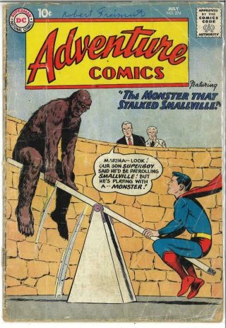 Adventure Comics 274 (1960) " The Monster That Stalked Smallville " 3.  5