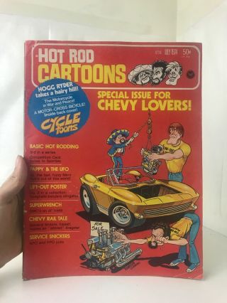 Hot Rod Cartoons July 1974 59 Special Issue For Chevy Lovers