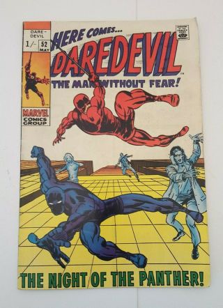 Marvel Comics Daredevil - Issue 52 - May 1969 " The Night Of The Panther "