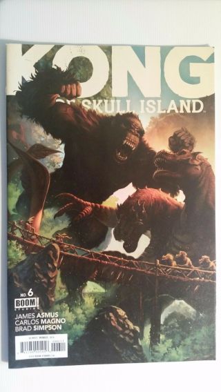 Kong Of Skull Island 6 Boom Comic 2016 1st Print Vf,  Ships T - Folder
