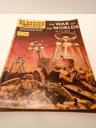 Classics Illustrated 124 War Of The Worlds