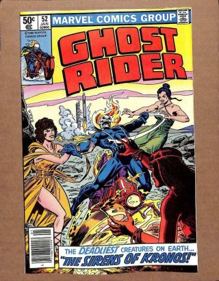 Ghost Rider 52 - Near 9.  6 Nm - Johnny Blaze Dead Or Alive Marvel Comics