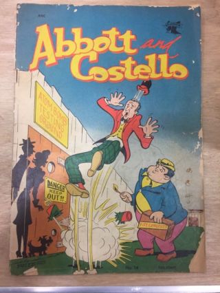 Abbott And Costello 14,  St John Comics,  (1952),  Fair Shape,  Read Decsription
