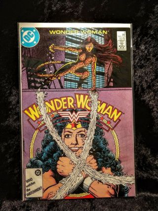 Wonder Woman 9 (vol.  2) Origin Of Cheetah October 1987 Vf - 7.  5