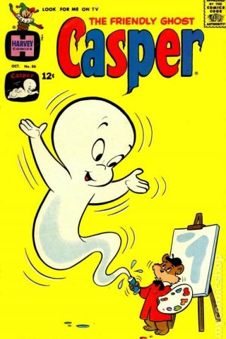Casper The Friendly Ghost (3rd Series Harvey) 86 1965 Vg Stock Image Low Grade