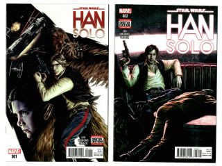 Star Wars: Han Solo 1 - 5 (2016) Marvel Vf/nm To Nm - Complete Set