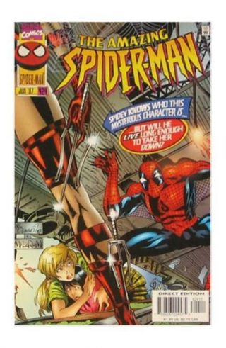 The Spider - Man 424 (1997,  Marvel) Vf Elektra App