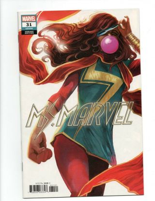 Ms.  Marvel 31 Hans Variant 1st Print Marvel Comics (2018) Kamala Khan Skunk Girl