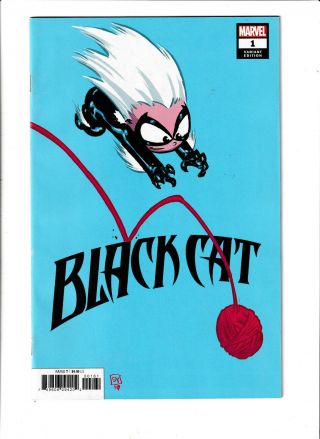 Black Cat (2019) 1 Nm - 9.  2 Marvel Comics Scottie Young Variant Spider - Man