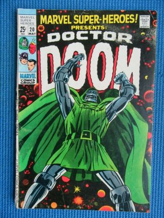 Marvel - Heroes 20 - (vg) - Doctor Doom - Fantastic Four,  Thing,  Torch