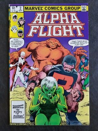 Alpha Flight 2 Marvel (1983 Series) Nm