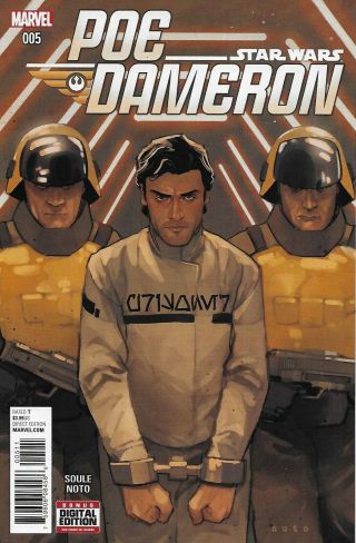 Star Wars Comic Issue 5 Poe Dameron Modern Age First Print 2016 Soule Phil Noto