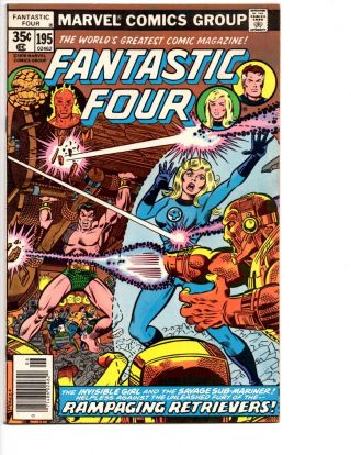 Fantastic Four 195 (jun 1978,  Marvel) Fn/vf