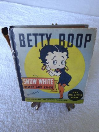 1934 Little Big Book Betty Boop In Snow White With Bimbo And Ko - Ko