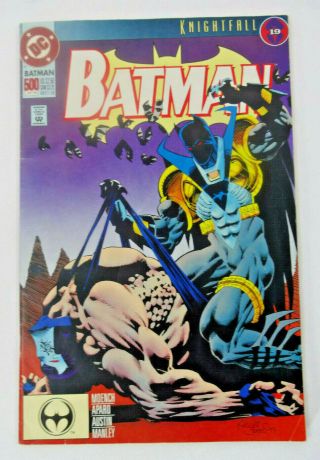 Dc Batman Comic 500,  Oct 1993,  (" Knightfall No.  19),  Modern Age