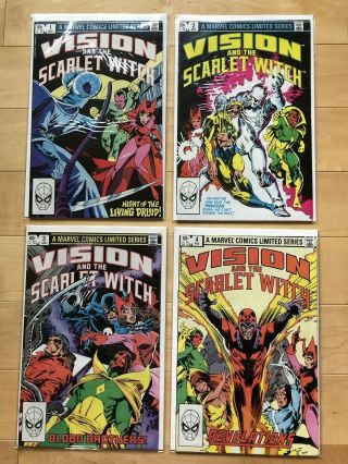 Vision And The Scarlet Witch 1 - 4 (1982) Limited Series Complete Set