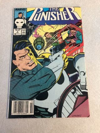 The Punisher 3 Marvel Comic Book 1987 Vf/nm