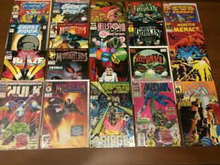 Copper Age Marvel Comic Books Hulk Ghost Rider Darkhawk Hellstorm More 096