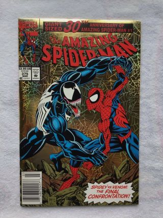 The Spider - Man 375 Venom Vs Spider - Man Gold Cover