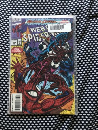 Web Of Spider - Man 103 (1993) Nm 9.  6 - Maximum Carnage Pt.  10 Venom Black Cat