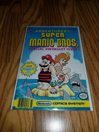 Adventures Of The Mario Bros.  2 (valiant,  1991) Special Swimsuit Issue