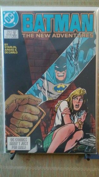 Batman 414 Signed By Jim Starlin And Mike Decarlo