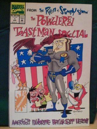 Marvel Comics Ren And Stimpy The Powdered Toastman Special 1