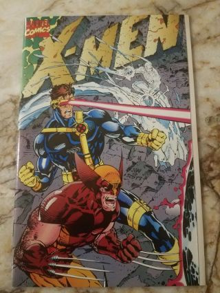 X - Men 1 Nm - Gatefold Variant W/ Fold Out Poster 1991 Jim Lee Comic
