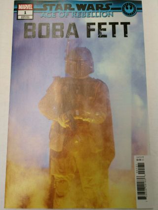 Star Wars Age Of Rebellion Boba Fett 1 Marvel 2019 1:10 Movie Variant Cover