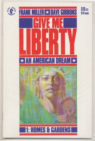 1990 Give Me Liberty 1 1st Appearance Martha Washington Frank Miller Dh (hx66)