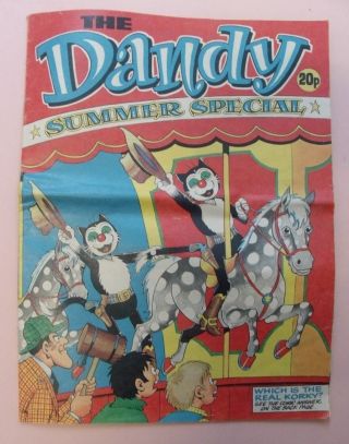 Dandy Summer Special 1977.  D C Thomson Famous British Comic Weekly.  Beano
