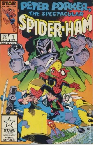 Peter Porker The Spectacular Spider - Ham (marvel/star Comics) 1 1985 Vg