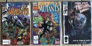 The Mutants Special Edition 1,  Summer Special 1 And Annual 1 (marvel)