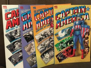 The Adventures Of Captain America 1 To 4.  Four Issue Set.  Nm.  1991