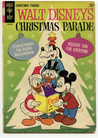 Jerry Weist Estate: Walt Disney’s Christmas Parade 3 (gold Key 1964) Vg Nr